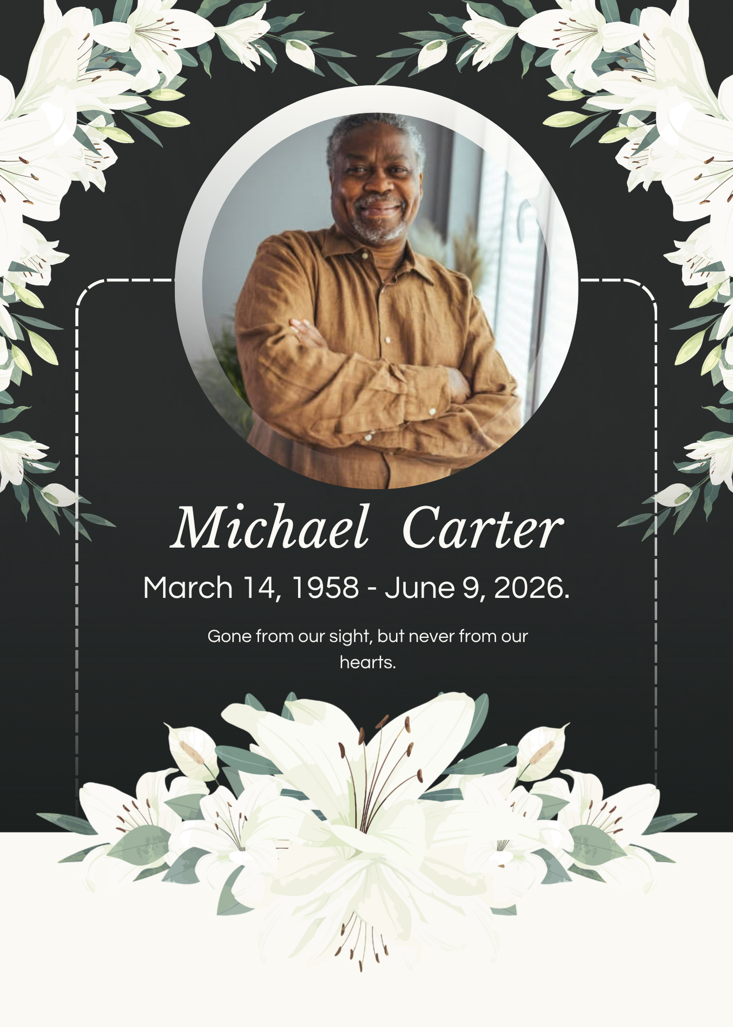 Memorial tribute for Michael Carter